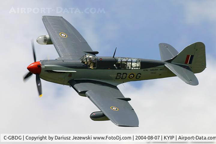 C-GBDG, 1951 Fairey Firefly AS.6 C/N F.8755, Fairey Firefly AS.6  C/N F.8755, C-GBDG