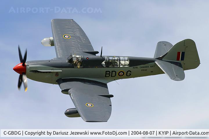 C-GBDG, 1951 Fairey Firefly AS.6 C/N F.8755, Fairey Firefly AS.6  C/N F.8755, C-GBDG