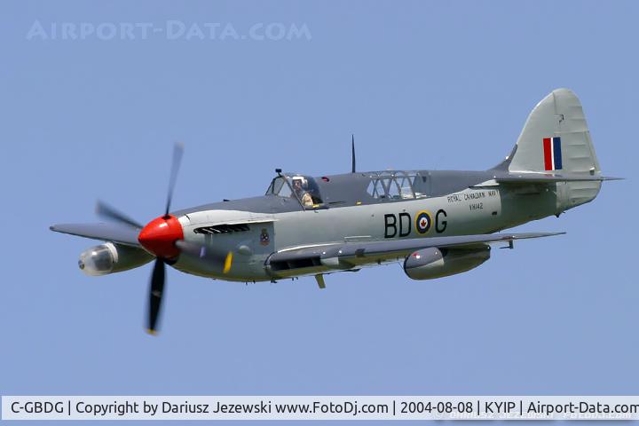 C-GBDG, 1951 Fairey Firefly AS.6 C/N F.8755, Fairey Firefly AS.6 C/N F.8755, C-GBDG
