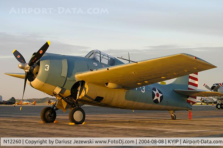 N12260, 1943 Grumman F4F-3 Wildcat C/N 12260, Grumman F4F-3 Wildcat  C/N 12260, NX12260