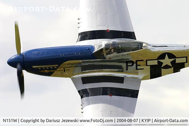 N151W, 1945 North American F-51D Mustang C/N 124-48293, North American F-51D Mustang 