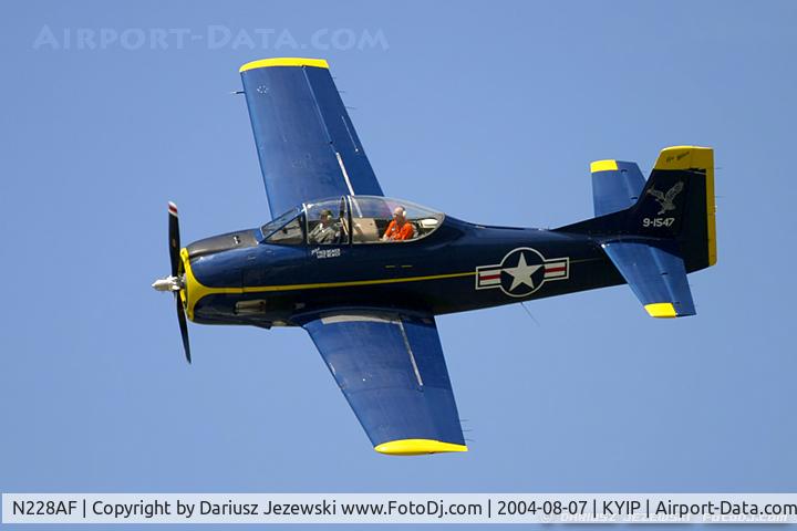 N228AF, 1949 North American T-28A Trojan C/N 49-1547, North American T-28A Trojan 