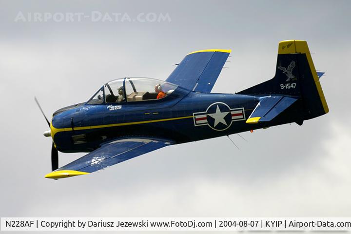 N228AF, 1949 North American T-28A Trojan C/N 49-1547, North American T-28A Trojan 