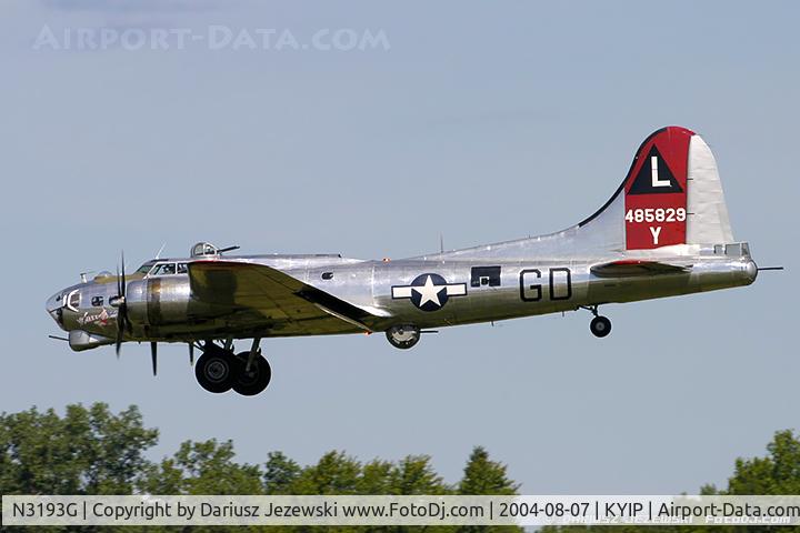N3193G, 1944 Boeing B-17G Flying Fortress C/N 77255, Boeing B-17G Flying Fortress 