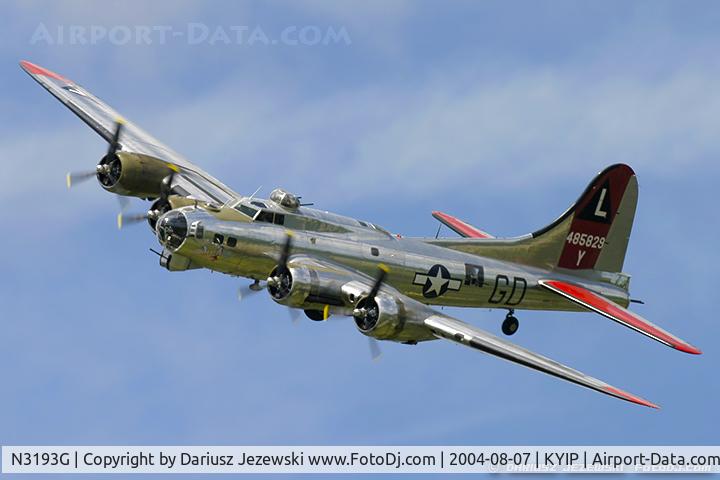 N3193G, 1944 Boeing B-17G Flying Fortress C/N 77255, Boeing B-17G Flying Fortress 