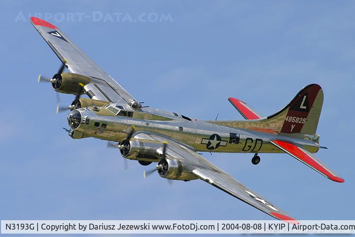 N3193G, 1944 Boeing B-17G Flying Fortress C/N 77255, Boeing B-17G Flying Fortress 