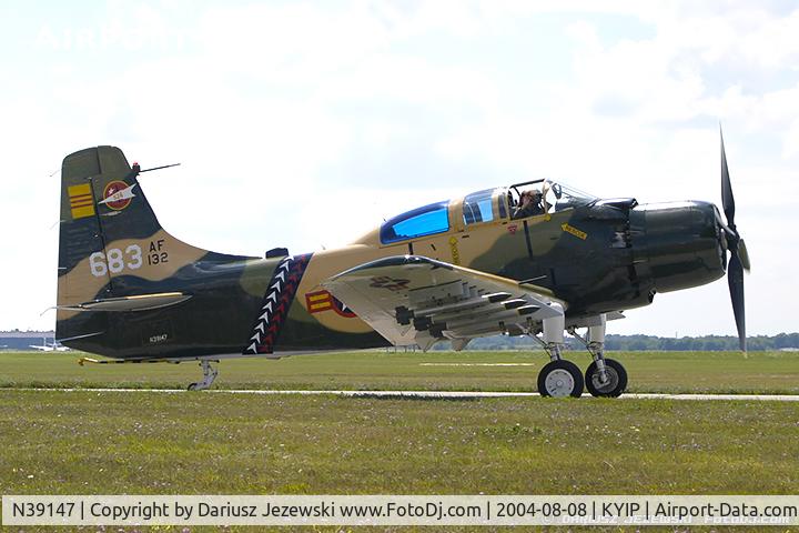 N39147, Douglas AD-5 (A-1E) Skyraider C/N 9540, Douglas AD-5 (A-1E) Skyraider  C/N 132683, N39147