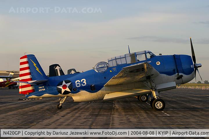 N420GP, 1944 Grumman TBM-3 Avenger C/N 53420, Grumman TBM-3 Avenger  C/N 53420, NL420GP