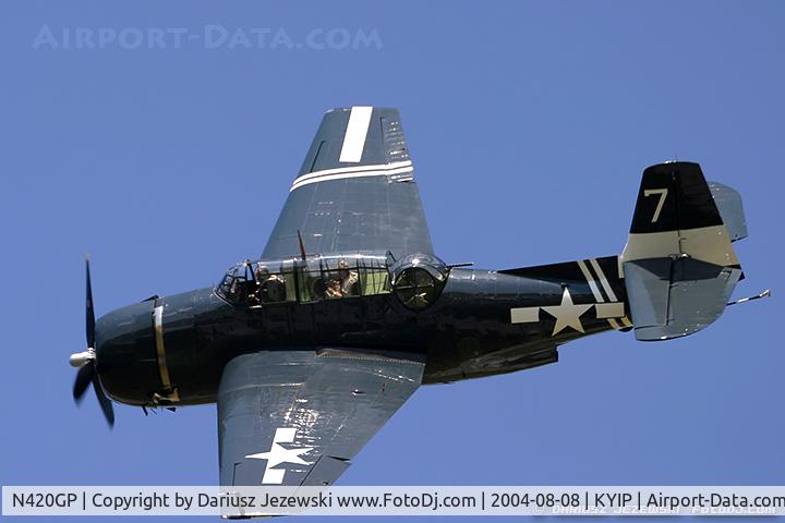 N420GP, 1944 Grumman TBM-3 Avenger C/N 53420, Grumman TBM-3 Avenger  C/N 53420, NL420GP