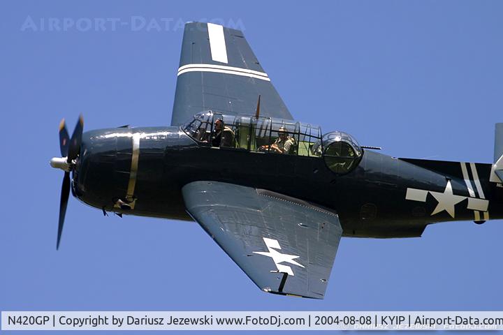 N420GP, 1944 Grumman TBM-3 Avenger C/N 53420, Grumman TBM-3 Avenger  C/N 53420, NL420GP