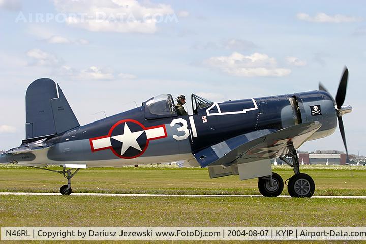 N46RL, 1945 Goodyear FG-1D Corsair C/N Not found (92508/N46RL), Goodyear FG-1D Corsair  C/N 92508, N46RL