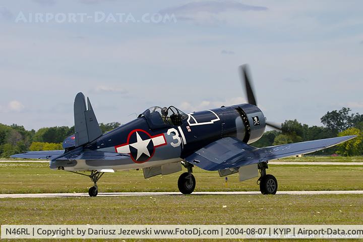 N46RL, 1945 Goodyear FG-1D Corsair C/N Not found (92508/N46RL), Goodyear FG-1D Corsair  C/N 92508, N46RL