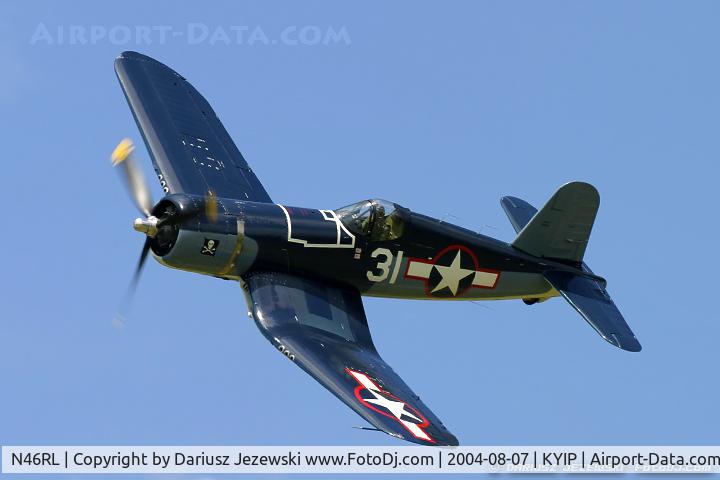 N46RL, 1945 Goodyear FG-1D Corsair C/N Not found (92508/N46RL), Goodyear FG-1D Corsair  C/N 92508, N46RL