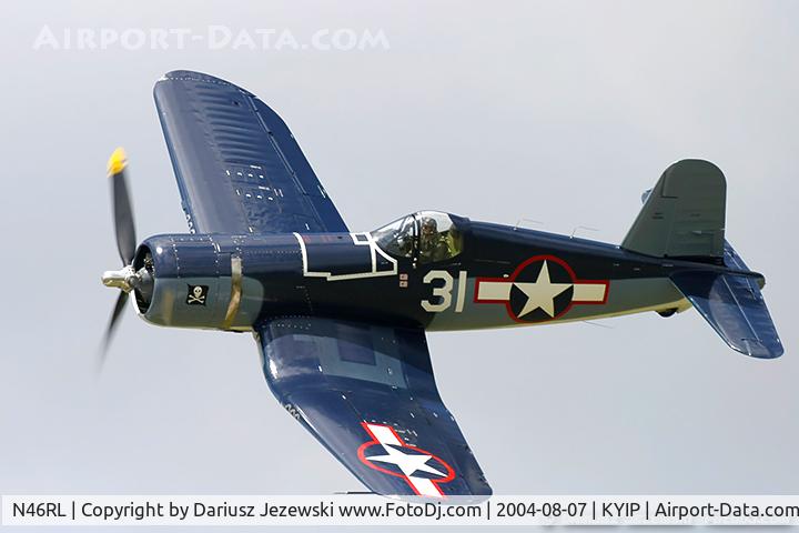 N46RL, 1945 Goodyear FG-1D Corsair C/N Not found (92508/N46RL), Goodyear FG-1D Corsair  C/N 92508, N46RL
