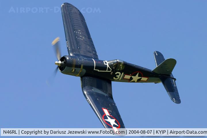 N46RL, 1945 Goodyear FG-1D Corsair C/N Not found (92508/N46RL), Goodyear FG-1D Corsair  C/N 92508, N46RL