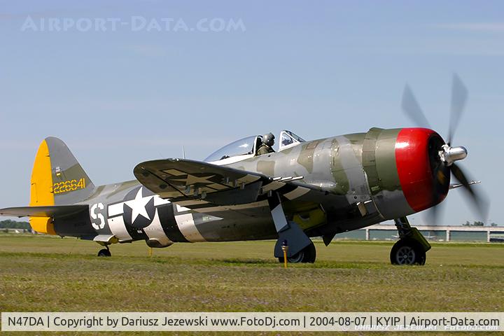 N47DA, 1944 Republic P-47D Thunderbolt C/N 399-55616, Republic P-47D Thunderbolt 