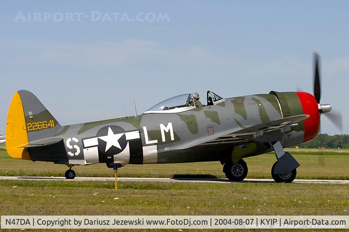 N47DA, 1944 Republic P-47D Thunderbolt C/N 399-55616, Republic P-47D Thunderbolt 