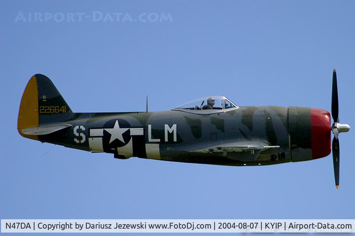 N47DA, 1944 Republic P-47D Thunderbolt C/N 399-55616, Republic P-47D Thunderbolt 