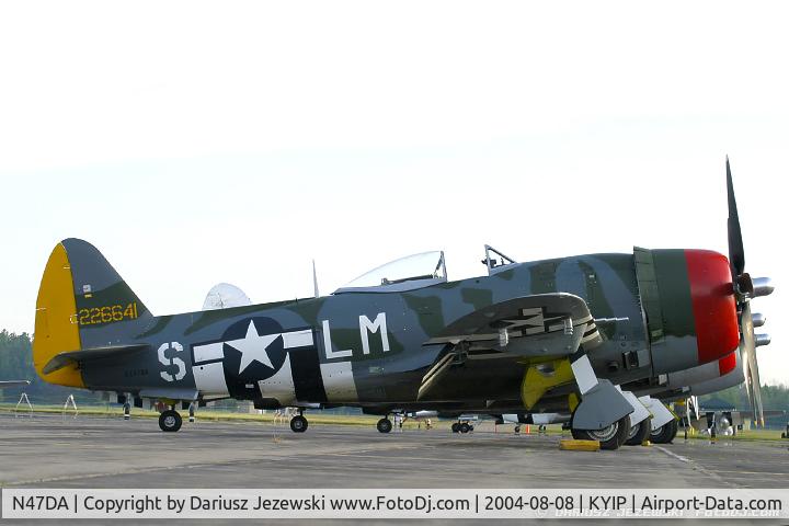 N47DA, 1944 Republic P-47D Thunderbolt C/N 399-55616, Republic P-47D Thunderbolt 