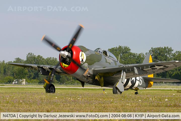 N47DA, 1944 Republic P-47D Thunderbolt C/N 399-55616, Republic P-47D Thunderbolt 