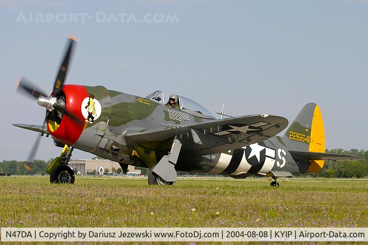 N47DA, 1944 Republic P-47D Thunderbolt C/N 399-55616, Republic P-47D Thunderbolt 