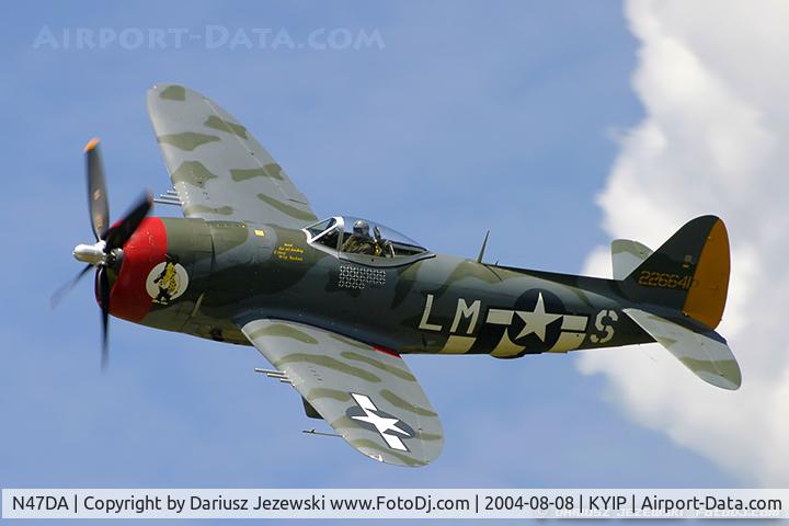 N47DA, 1944 Republic P-47D Thunderbolt C/N 399-55616, Republic P-47D Thunderbolt 