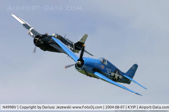 N4998V, Grumman F6F-5 Hellcat C/N A-11956 (USN94204), Grumman F6F-5 Hellcat  C/N A-11956 (USN94204), N4998V