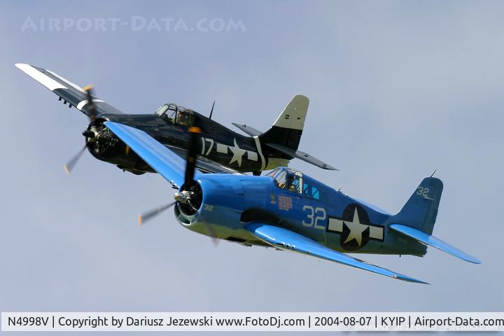 N4998V, Grumman F6F-5 Hellcat C/N A-11956 (USN94204), Grumman F6F-5 Hellcat  C/N A-11956 (USN94204), N4998V
