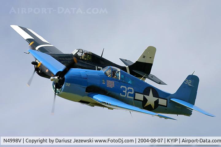 N4998V, Grumman F6F-5 Hellcat C/N A-11956 (USN94204), Grumman F6F-5 Hellcat  C/N A-11956 (USN94204), N4998V