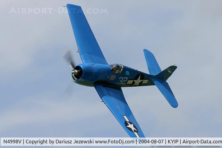 N4998V, Grumman F6F-5 Hellcat C/N A-11956 (USN94204), Grumman F6F-5 Hellcat  C/N A-11956 (USN94204), N4998V