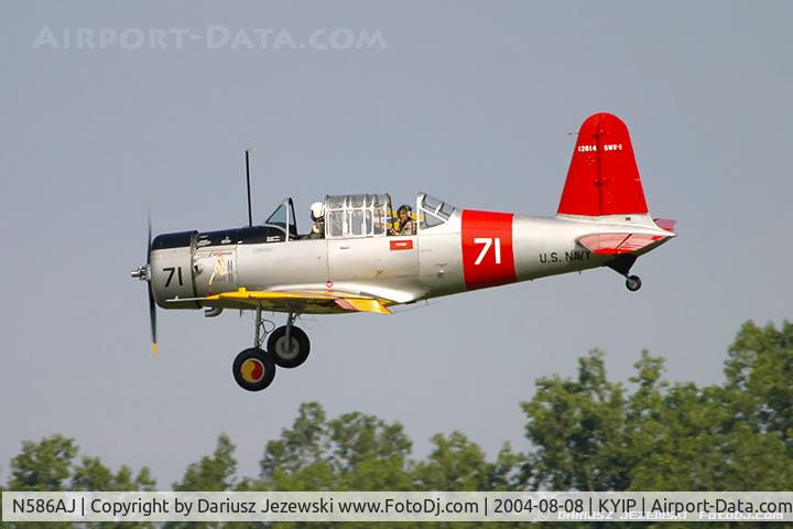 N586AJ, North American AT-6 C/N AJ586, North American AT-6 Texan  C/N AJ586, N586AJ
