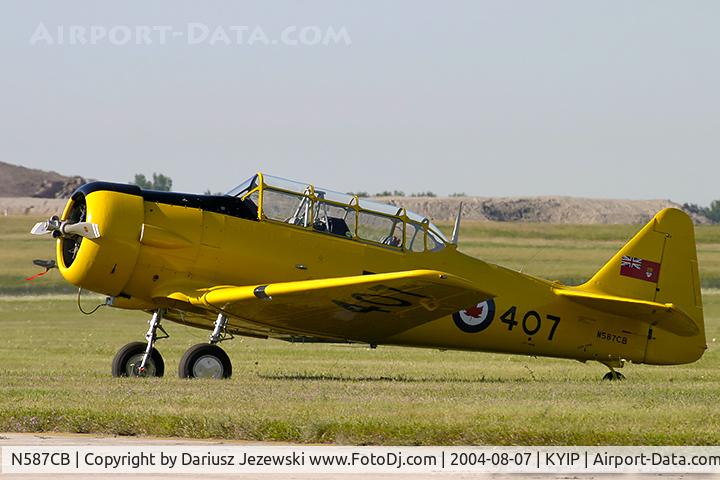 N587CB, 1991 Canadian Car & Foundry Harvard MK IV C/N CCF4-407, Canadian Car & Foundry Harvard Mk.IV  C/N CCF4-407, N587CB
