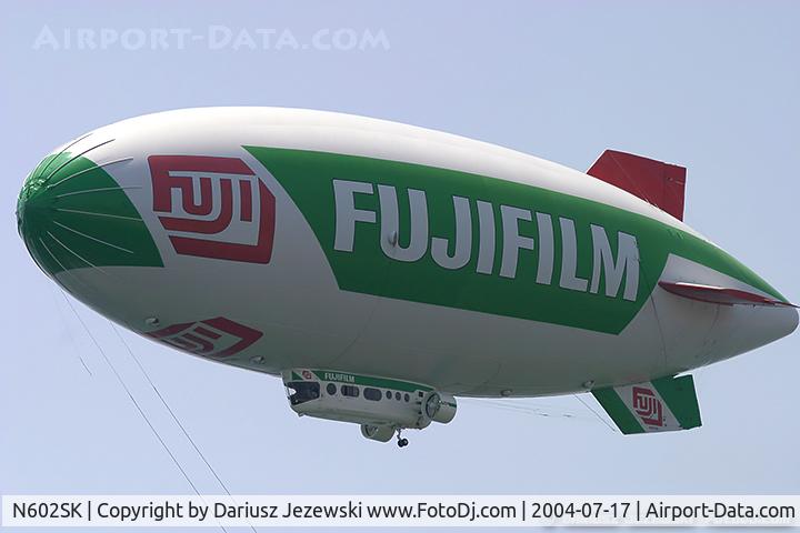 N602SK, Airship Industries Skyship 600 C/N 1215/07, Airship Industries Skyship 600  C/N 1215/07, N602SK