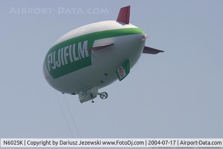 N602SK, Airship Industries Skyship 600 C/N 1215/07, Airship Industries Skyship 600  C/N 1215/07, N602SK
