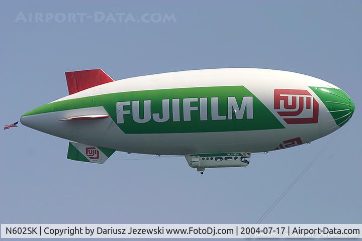 N602SK, Airship Industries Skyship 600 C/N 1215/07, Airship Industries Skyship 600  C/N 1215/07, N602SK