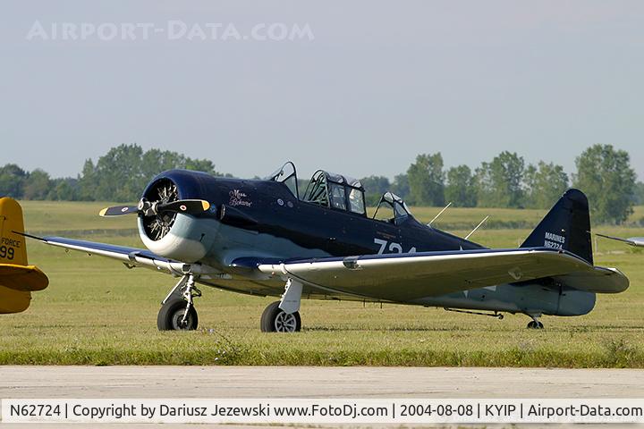 N62724, 1958 North American SNJ-5 Texan C/N 43724, North American SNJ-5 Texan  