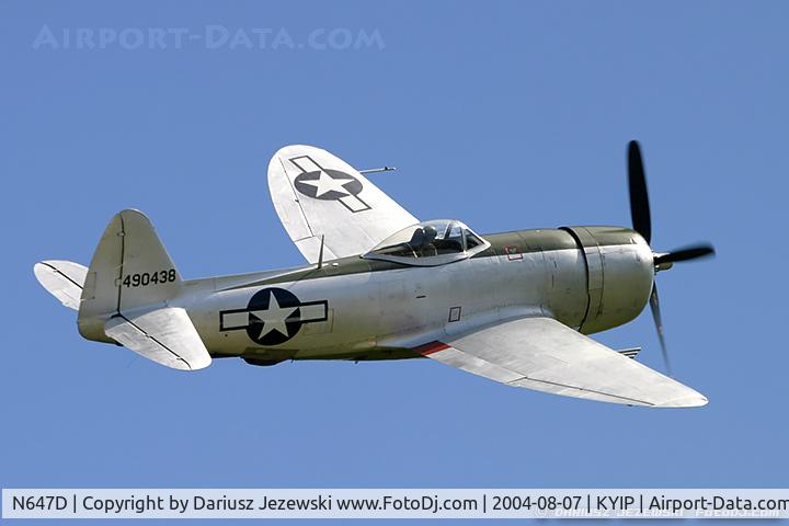 N647D, 1944 Republic P-47D Thunderbolt C/N 8955583, Republic P-47D Thunderbolt 