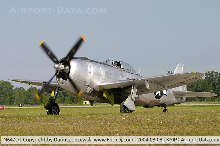 N647D, 1944 Republic P-47D Thunderbolt C/N 8955583, Republic P-47D Thunderbolt 