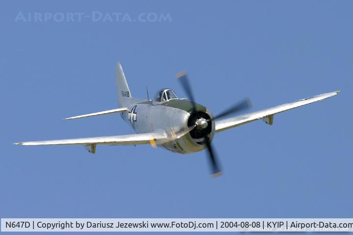 N647D, 1944 Republic P-47D Thunderbolt C/N 8955583, Republic P-47D Thunderbolt 
