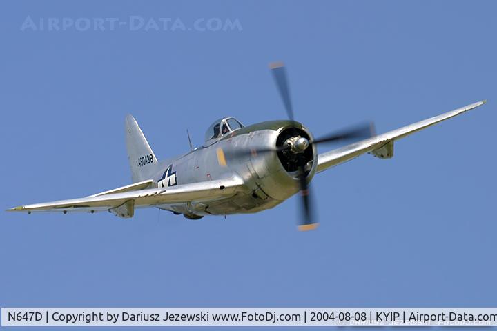 N647D, 1944 Republic P-47D Thunderbolt C/N 8955583, Republic P-47D Thunderbolt 