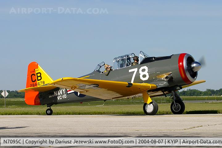 N7095C, North American AT-6D Texan C/N 42-84678, North American AT-6D Texan 
