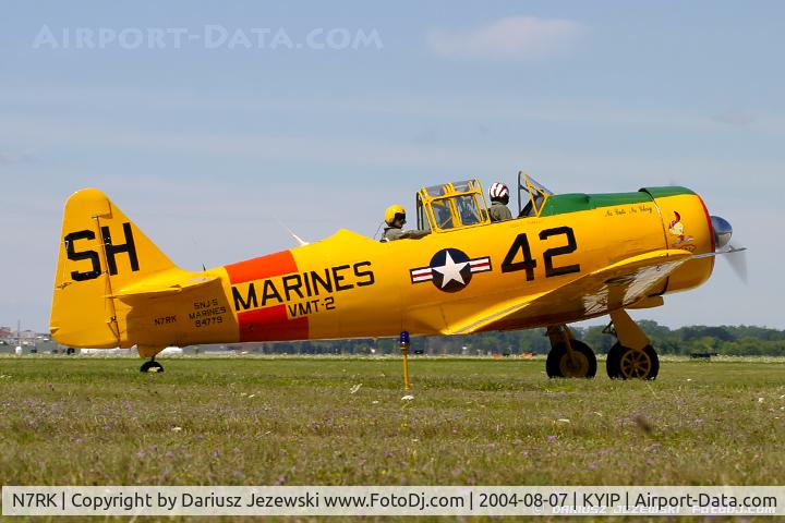N7RK, North American AT-6D C/N 42-84779, North American AT-6D Texan 