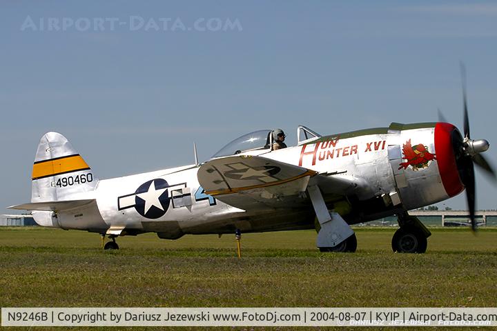 N9246B, 1944 Republic P-47D Thunderbolt C/N 339-55605, Republic P-47D Thunderbolt 