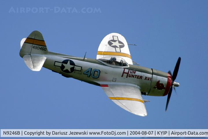 N9246B, 1944 Republic P-47D Thunderbolt C/N 339-55605, Republic P-47D Thunderbolt 