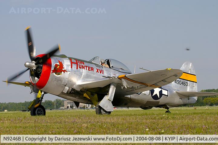 N9246B, 1944 Republic P-47D Thunderbolt C/N 339-55605, Republic P-47D Thunderbolt 