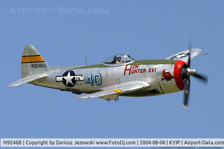 N9246B, 1944 Republic P-47D Thunderbolt C/N 339-55605, Republic P-47D Thunderbolt 