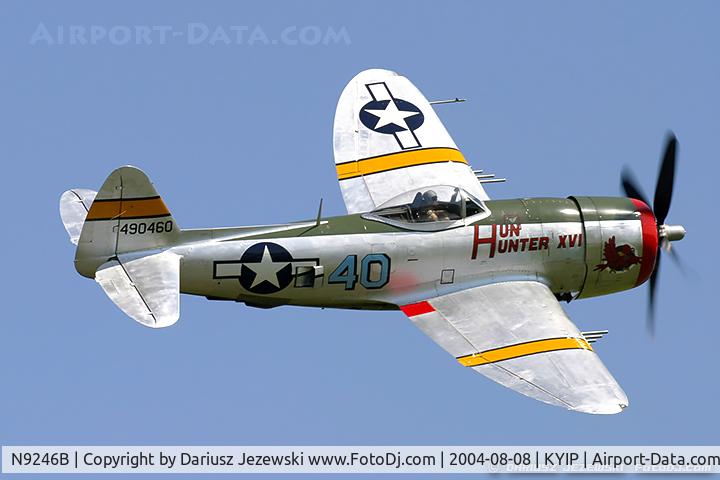 N9246B, 1944 Republic P-47D Thunderbolt C/N 339-55605, Republic P-47D Thunderbolt 