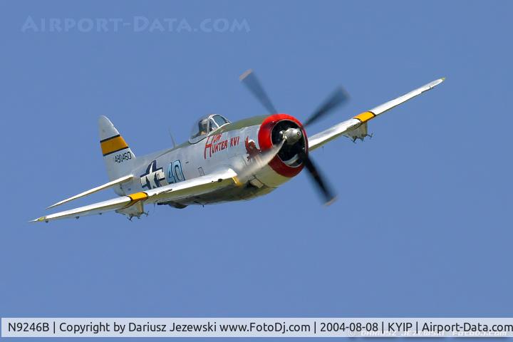 N9246B, 1944 Republic P-47D Thunderbolt C/N 339-55605, Republic P-47D Thunderbolt 