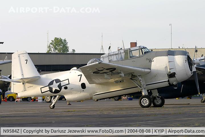 N9584Z, 1945 Grumman TBM-3E Avenger C/N 85882, Grumman TBM-3E Avenger  C/N 85882, NL9584Z