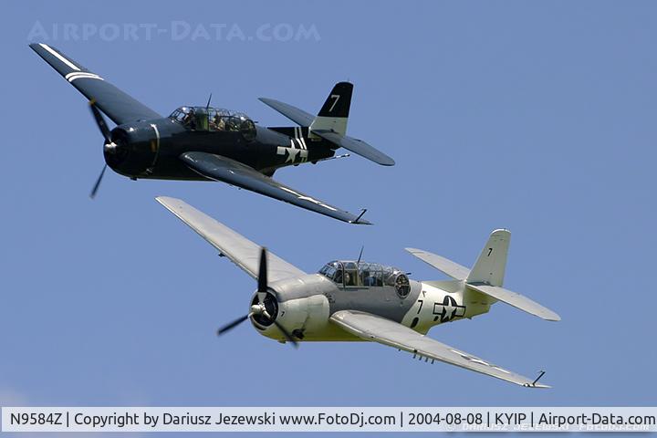 N9584Z, 1945 Grumman TBM-3E Avenger C/N 85882, Grumman TBM-3E Avenger 